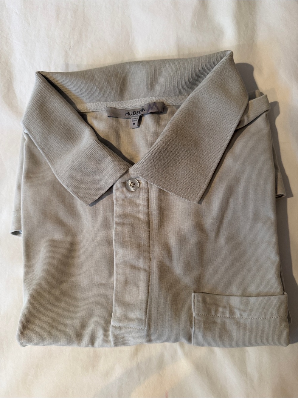 Hudson Jeans Men’s Gray Polo Shirt